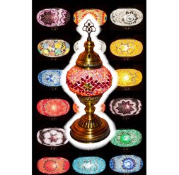  **Turkish Foot Lamp Nº2 35cm (Various Colors)