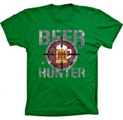 **A-22 Camiseta Beer Hunter adulto unissex 