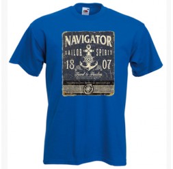 **A-16 Camiseta Navigator adulto unissex 