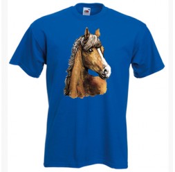 **A-17 Camiseta Horse adulto unissex 