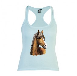 **A-17 Tee-shirt adulte femme Horse 