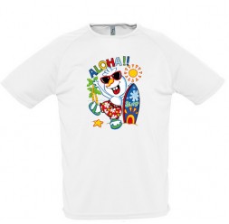 **G-80 Camiseta Aloha infantil
