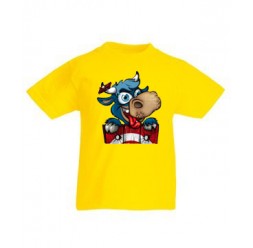 **G-96 Kindisches T-Shirt Bull fence 