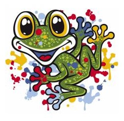 **J-48 Camiseta Frog do Infância 