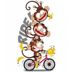 **J-54 tee-shirt Monkeys d'enfant