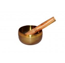 **Tibetan bowl Relieve 10 Ø ' Dorado 