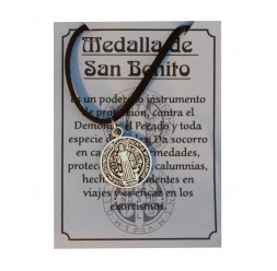 **Halskette Medalla de San Benito (Legierung des Zinkes)