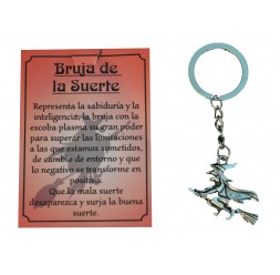 **porte-clés Bruja de la Suerte (alliage de Zinc)