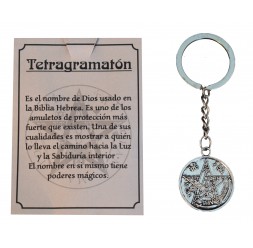 **porte-clés Tetragramatón (alliage de Zinc)