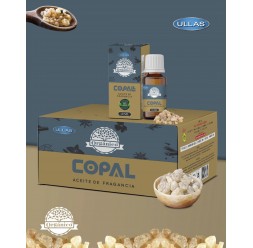 **Box 12 bottles of 10ml oils fragrance organic Copal 100% natural ULLAS